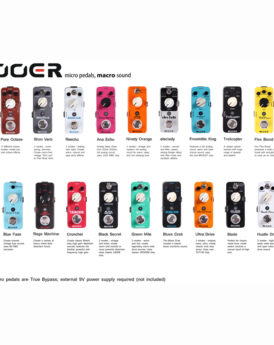 We have a fantastic range of Effect Pedals including Mooer, Boss, NUX, DanElectro, TomsLine starting from only $50